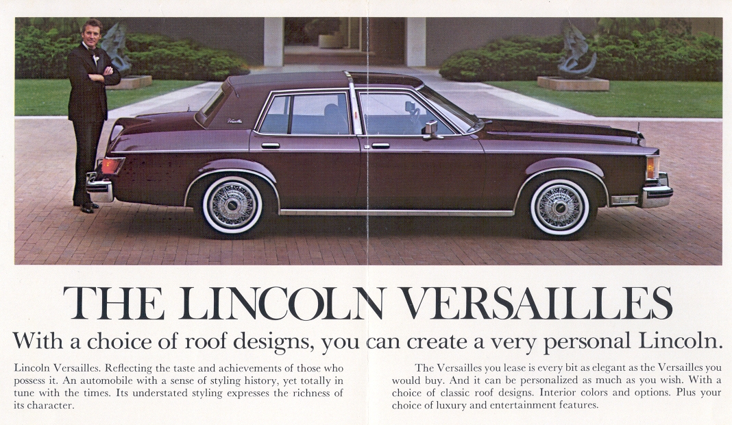 1979 Lincoln Versailles Leasing Folder Page 3
